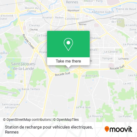 Mapa Station de recharge pour véhicules électriques