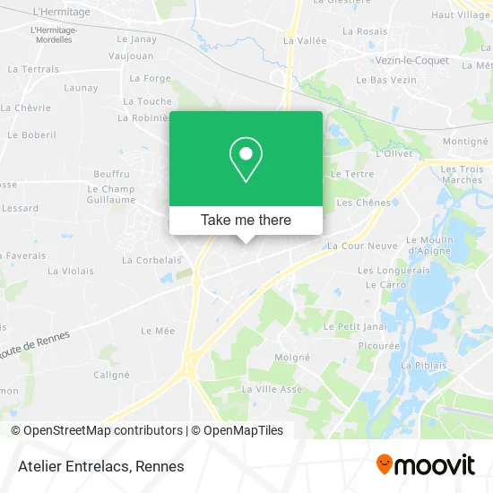 Atelier Entrelacs map