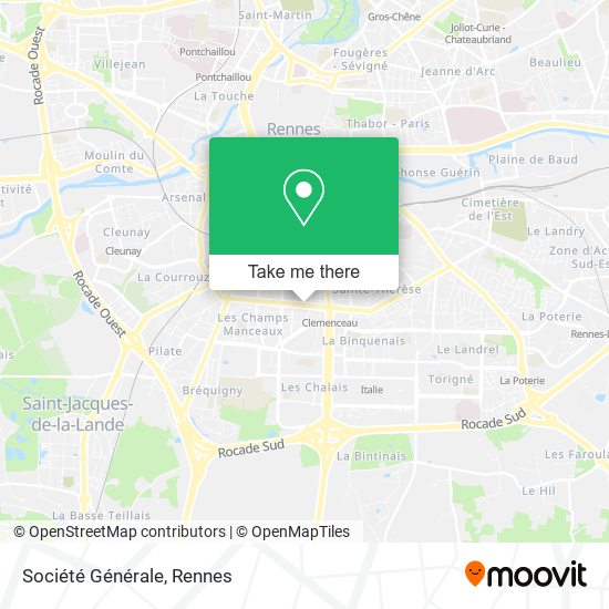 Société Générale map