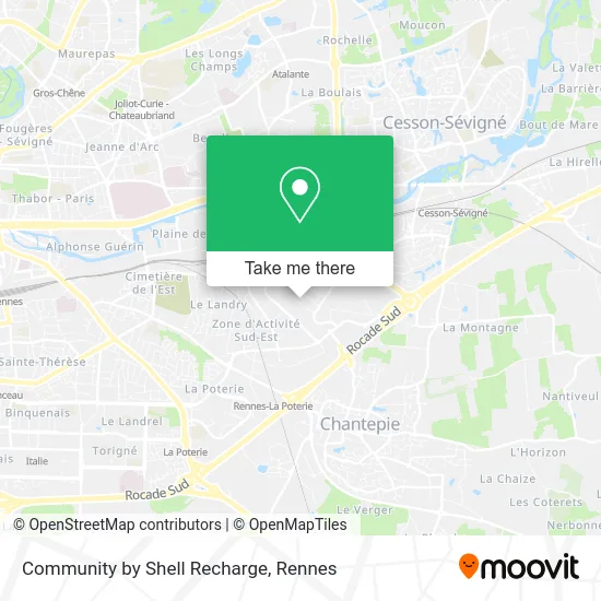 Community by Shell Recharge map