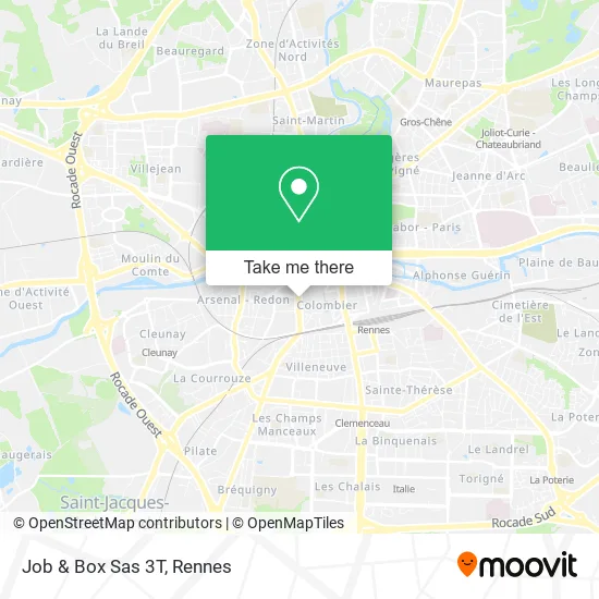 Job & Box Sas 3T map