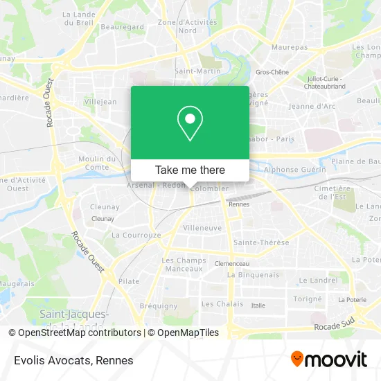 Evolis Avocats map