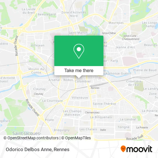 Odorico Delbos Anne map