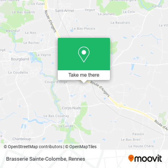 Brasserie Sainte-Colombe map