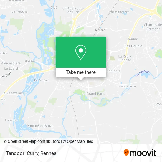 Tandoori Curry map
