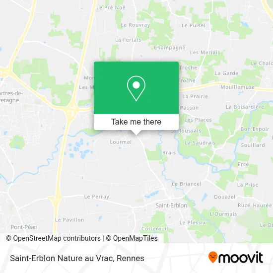 Saint-Erblon Nature au Vrac map