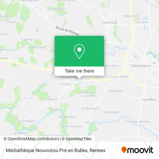 Médiathèque Nouvoitou Pré en Bulles map