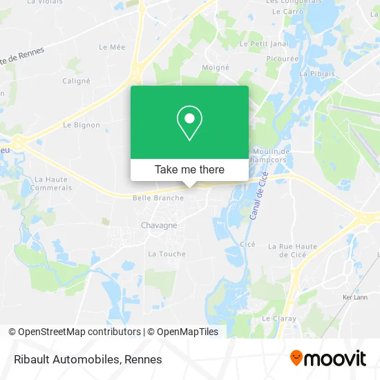 Ribault Automobiles map