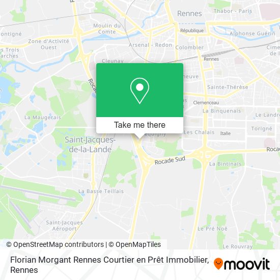 Florian Morgant Rennes Courtier en Prêt Immobilier map