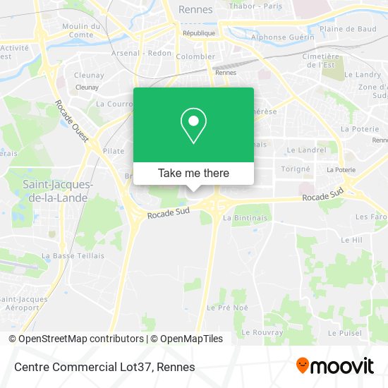 Centre Commercial Lot37 map