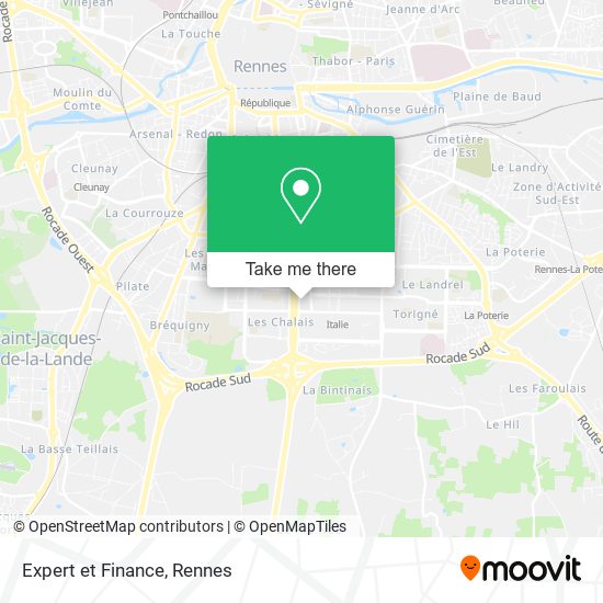 Expert et Finance map