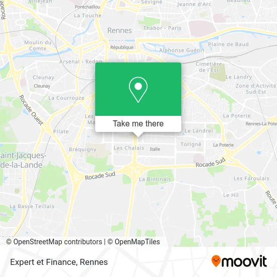 Expert et Finance map