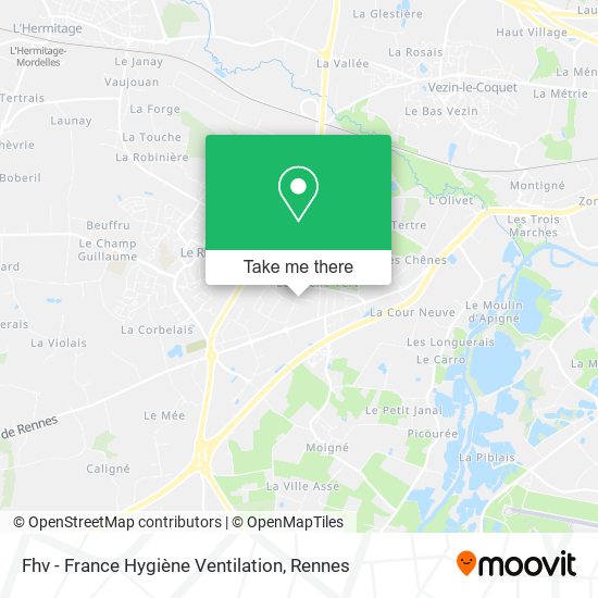 Fhv - France Hygiène Ventilation map