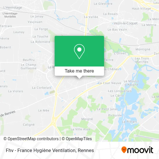 Fhv - France Hygiène Ventilation map