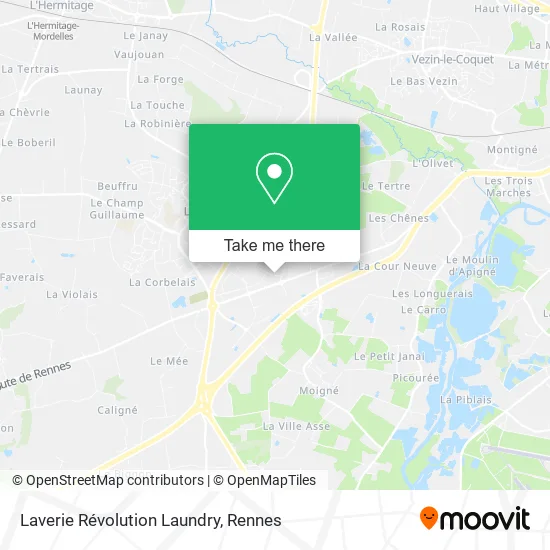 Laverie Révolution Laundry map