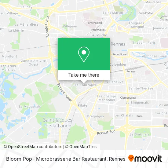Bloom Pop - Microbrasserie Bar Restaurant map