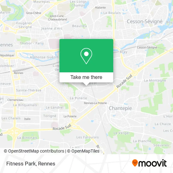 Fitness Park map