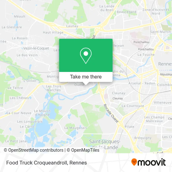 Food Truck Croqueandroll map