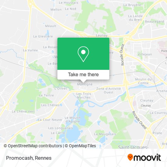 Promocash map