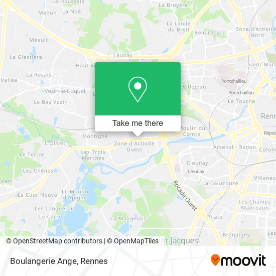 Boulangerie Ange map