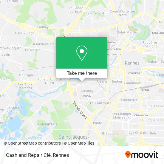 Cash and Repair Clé map