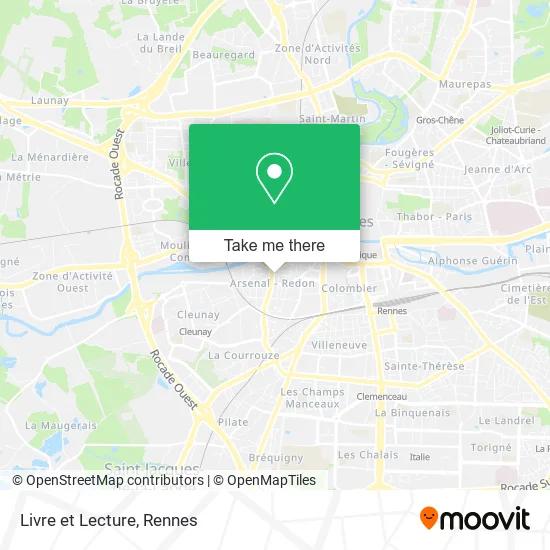 Livre et Lecture map