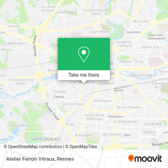 Atelier Ferron Vitraux map