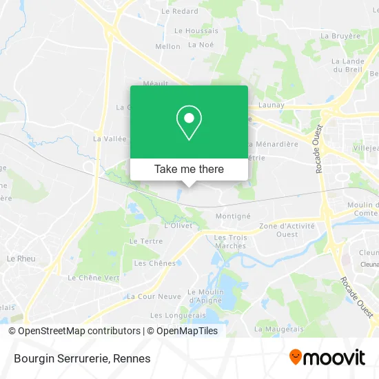 Bourgin Serrurerie map