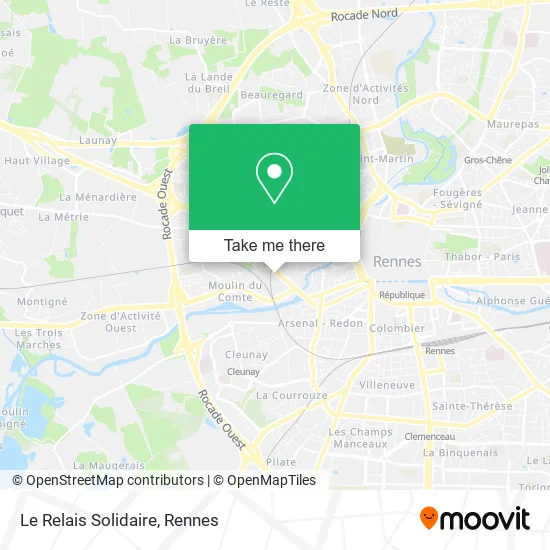 Le Relais Solidaire map