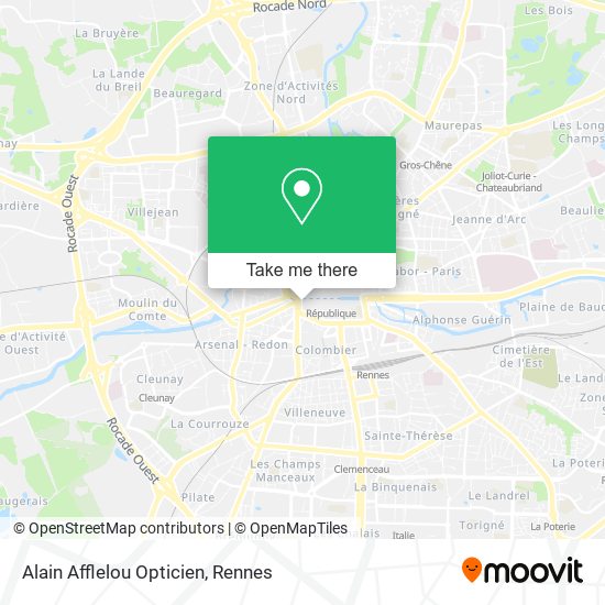 Alain Afflelou Opticien map