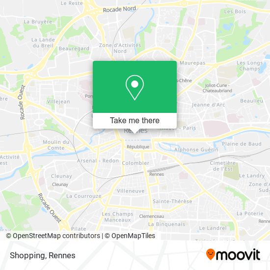 Shopping map