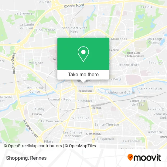 Shopping map