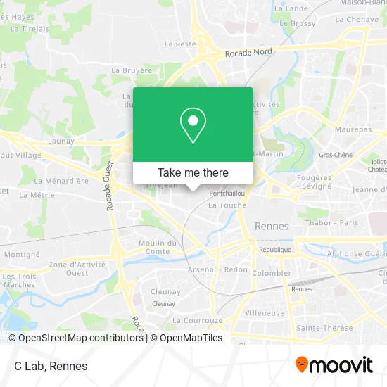 C Lab map