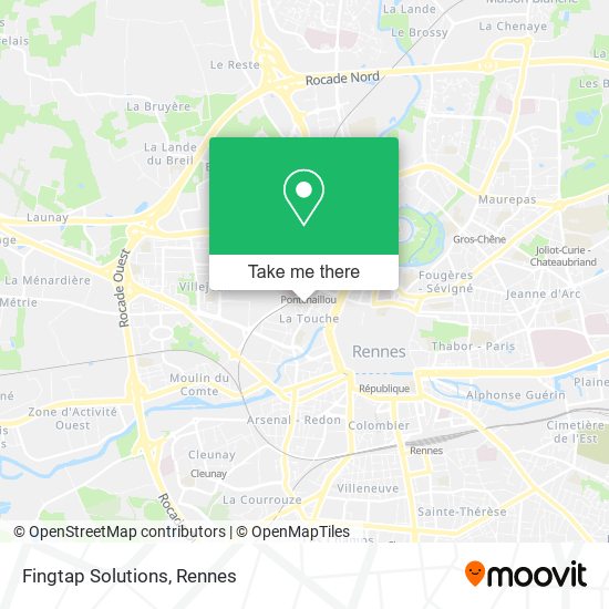 Fingtap Solutions map