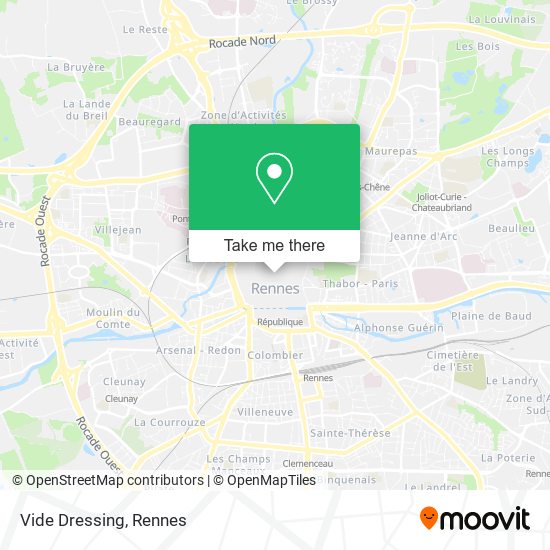 Vide Dressing map