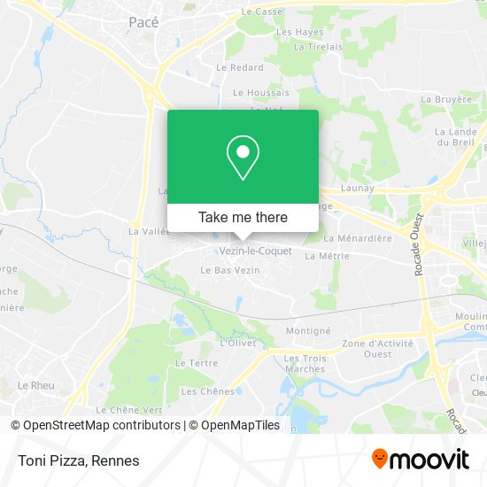 Toni Pizza map