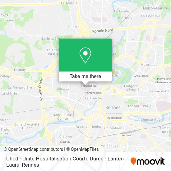 Uhcd - Unité Hospitalisation Courte Durée - Lanteri Laura map
