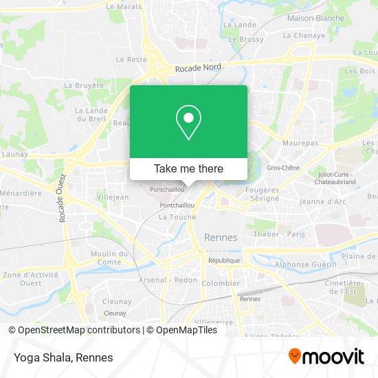 Yoga Shala map