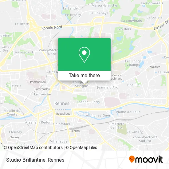 Studio Brillantine map