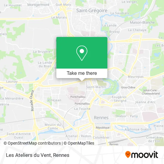 Les Ateliers du Vent map