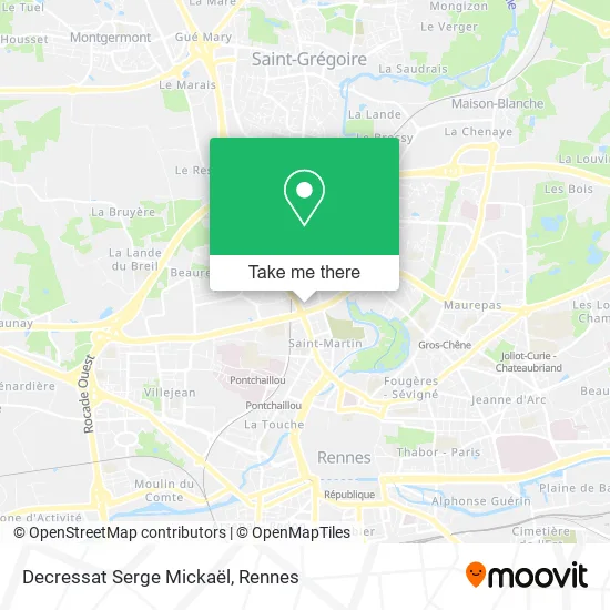 Decressat Serge Mickaël map