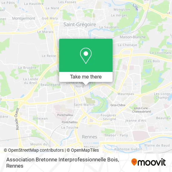 Association Bretonne Interprofessionnelle Bois map