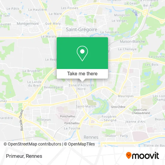 Primeur map