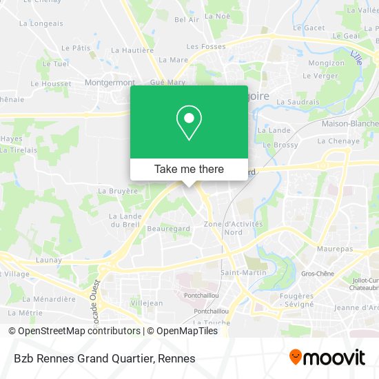 Bzb Rennes Grand Quartier map
