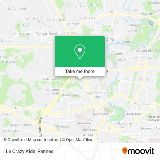 Le Crazy Kids map