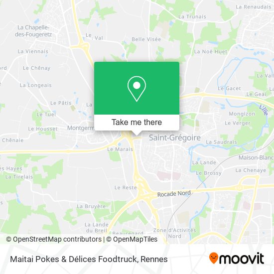 Maitai Pokes & Délices Foodtruck map