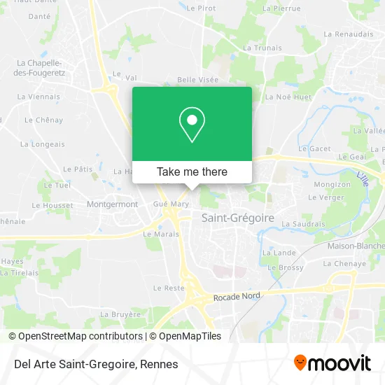 Del Arte Saint-Gregoire map