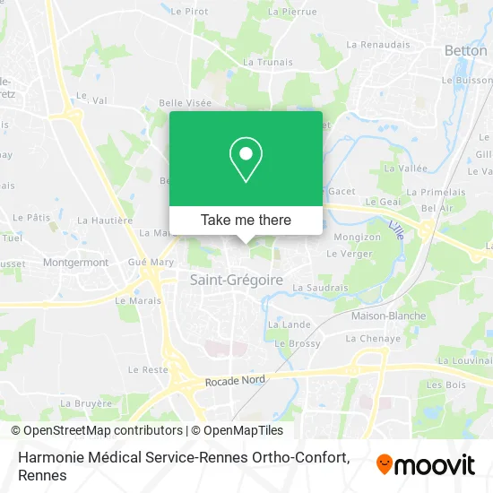 Harmonie Médical Service-Rennes Ortho-Confort map