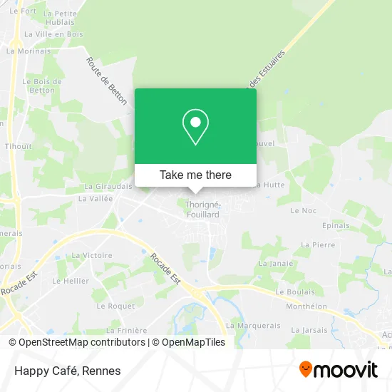 Happy Café map
