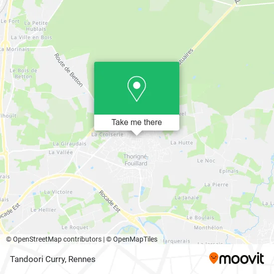 Tandoori Curry map